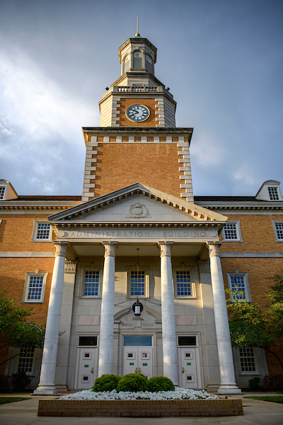 UNT Admin Building exterior